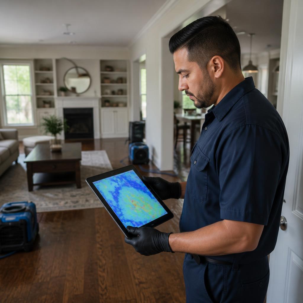 Moisture assessment for a property in Cedar Park